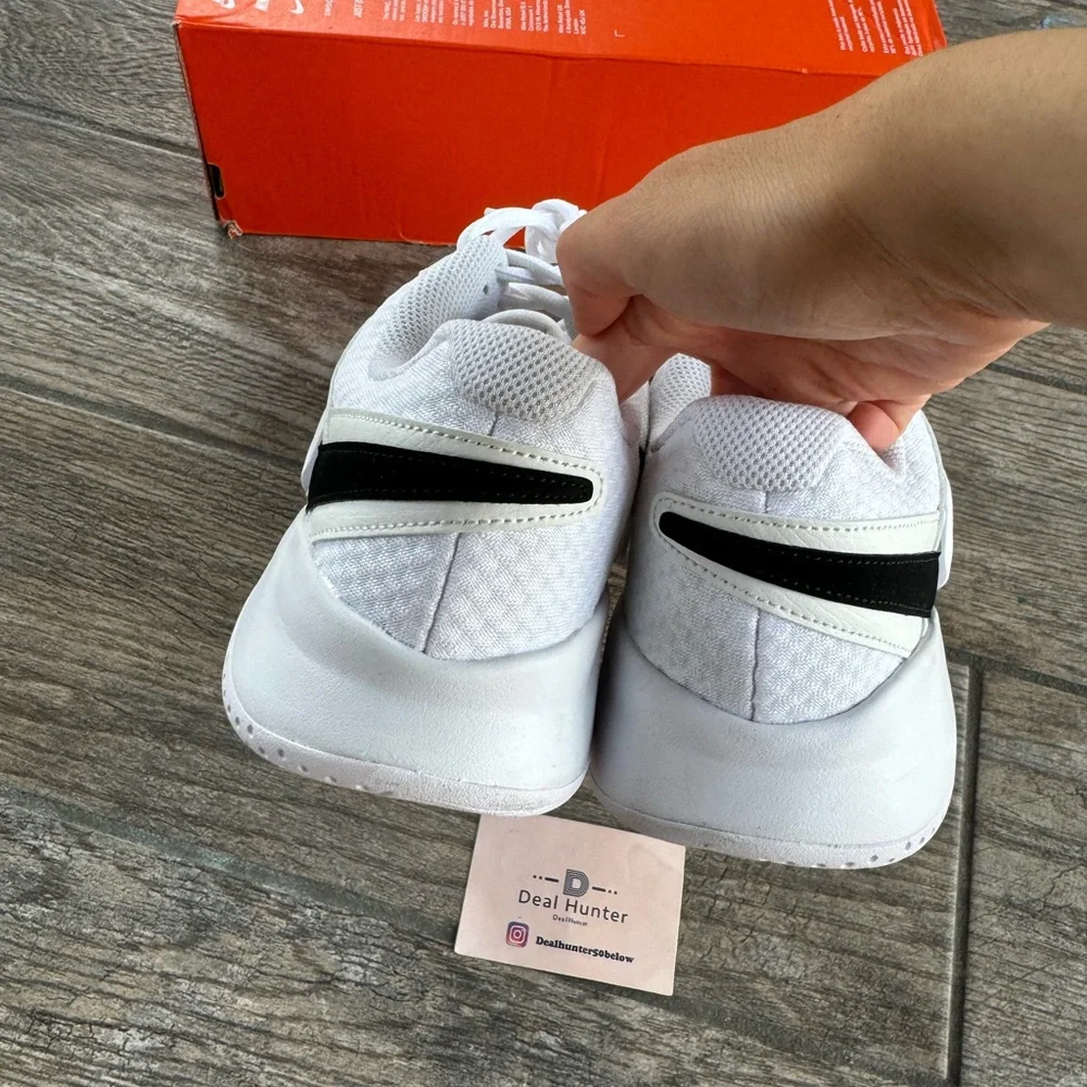 Brand New Nike Court Lite 4 “White/Black” Women’s Workout Shoes FD6575 100_9